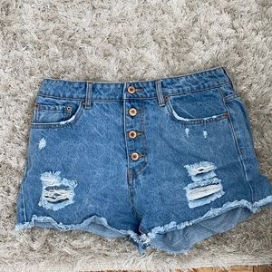 Denim shorts